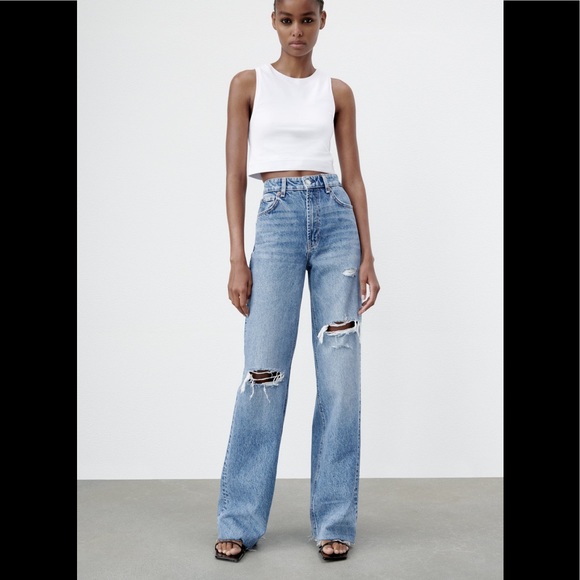 Zara Denim - Zara wide leg jeans
